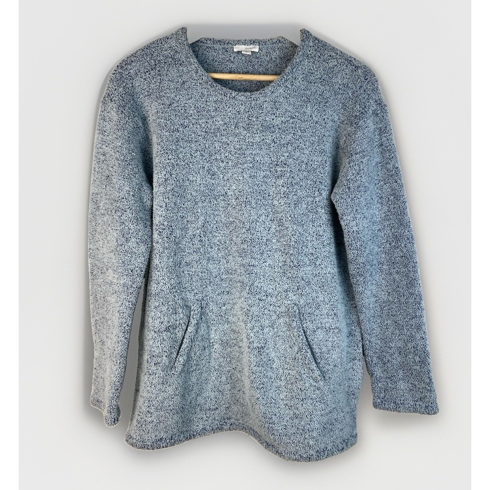 Pure Jill Women's Size XS Pale Blue Fleece Oversized Pullover Jacket